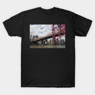 Cherry Blossoms Under the Queensborough Bridge 2 T-Shirt